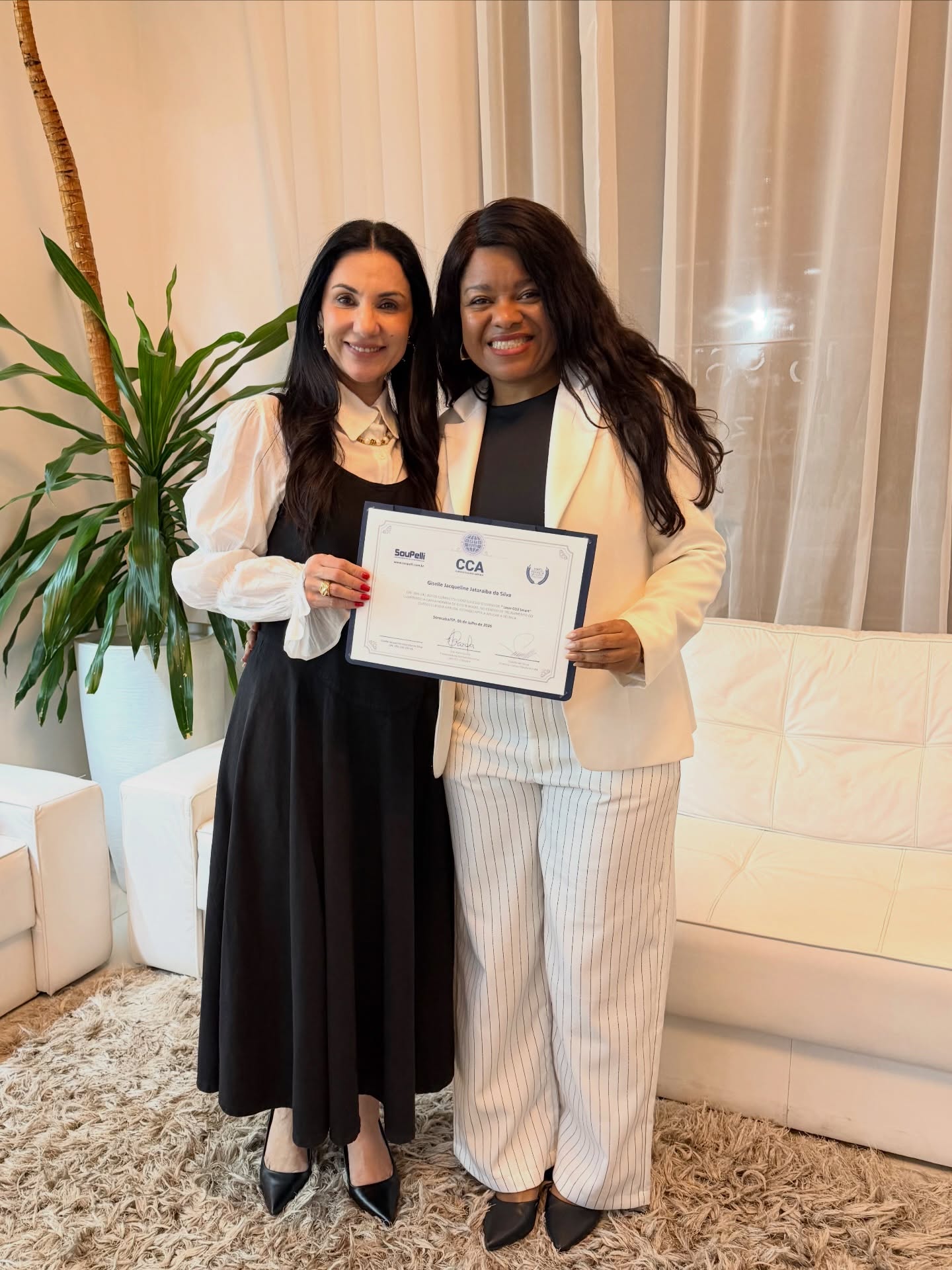 Dra. Giselle Jataraíba em um momento de formação profissional